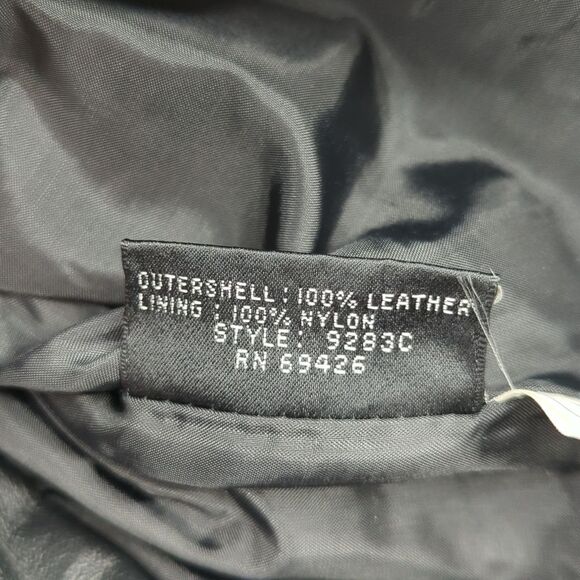 Vintage 90s CHIA Leather Moto Mini Biker Racing Stripe Pencil Skirt Size 4 - Picture 3 of 10